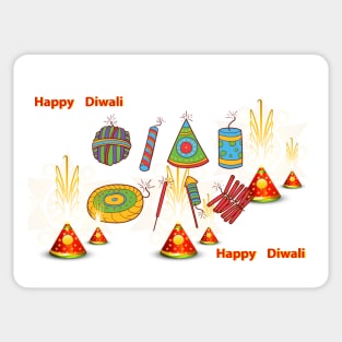 Happy Diwali Greeting Card Sticker